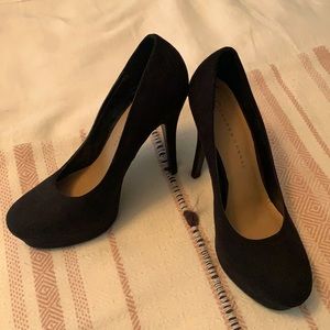 Lauren Conrad black platform heels